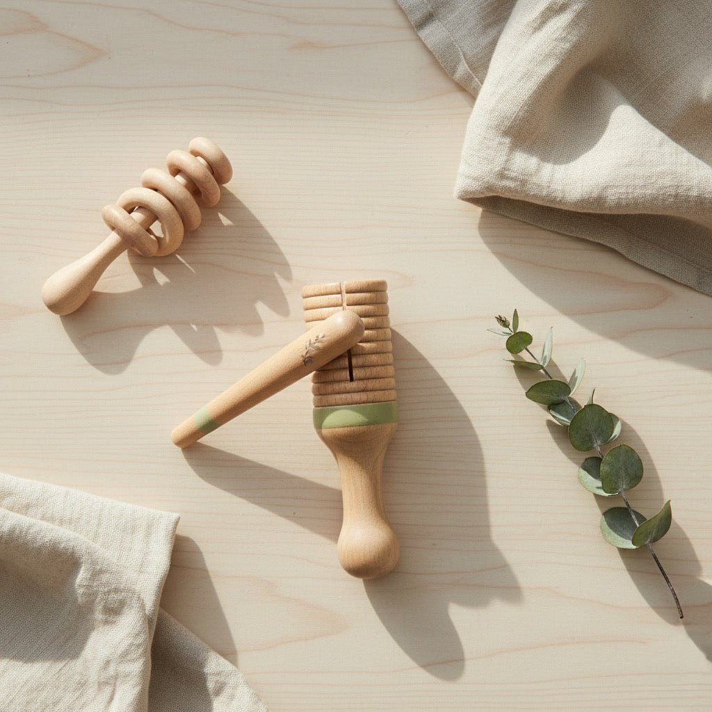Wooden Rhythm Stick — Montessori Musical Toy